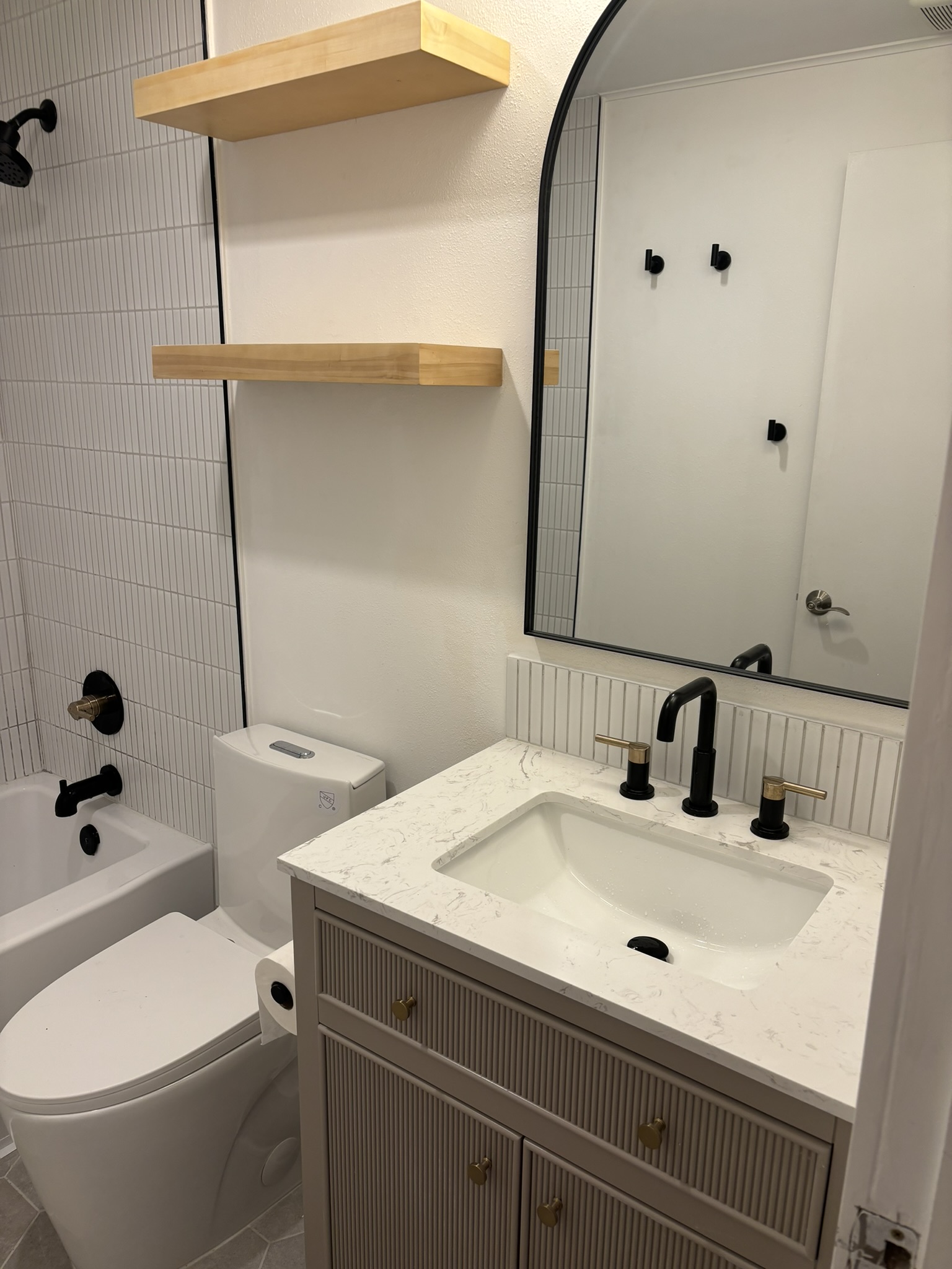 Bathroom remodel completed